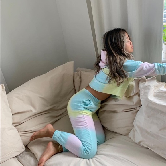 FRANKIE BIKINI TIE DYE PANTS - Picture 3 of 3